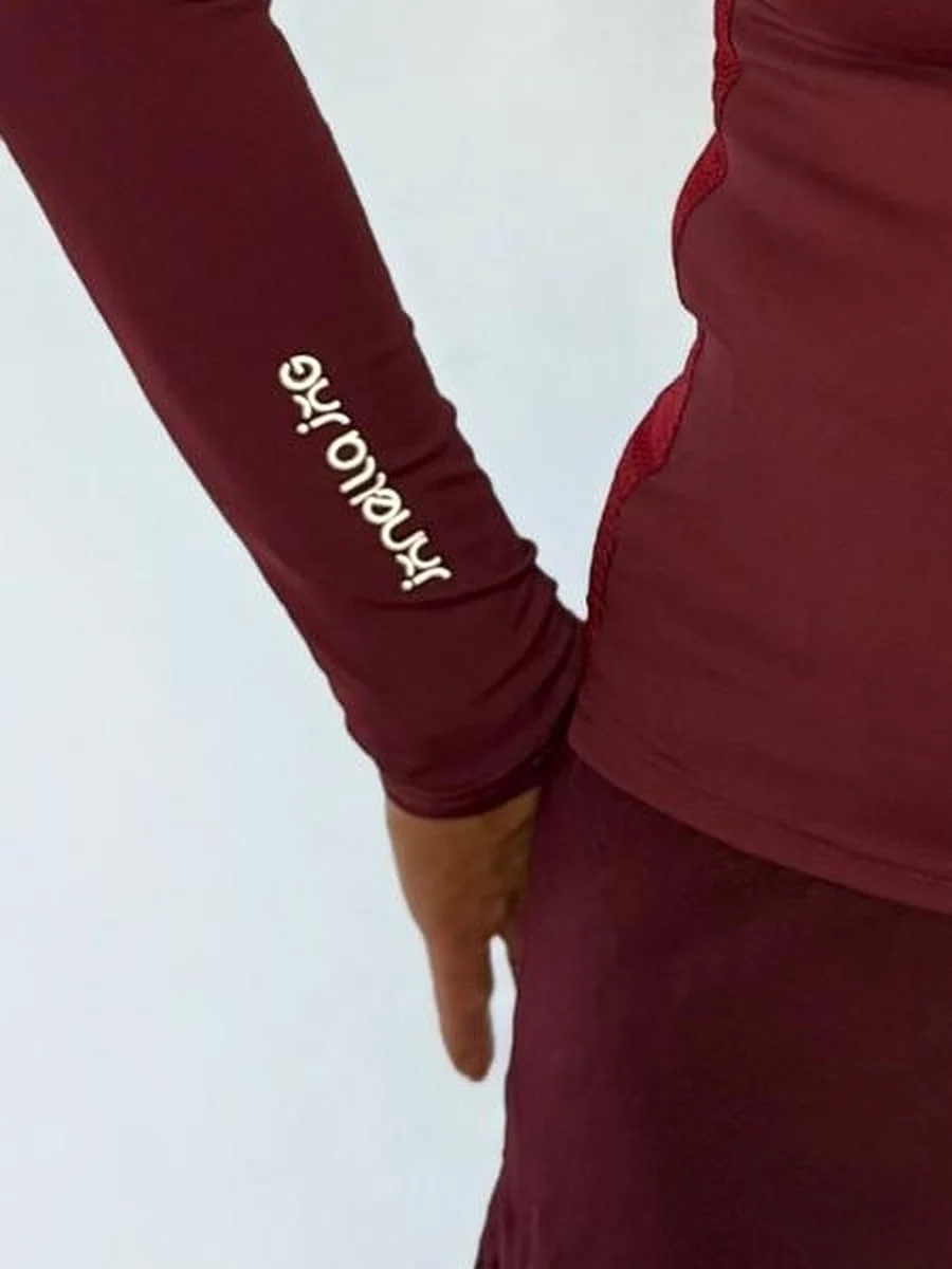 Aero Run Tempo Top - Plum - side