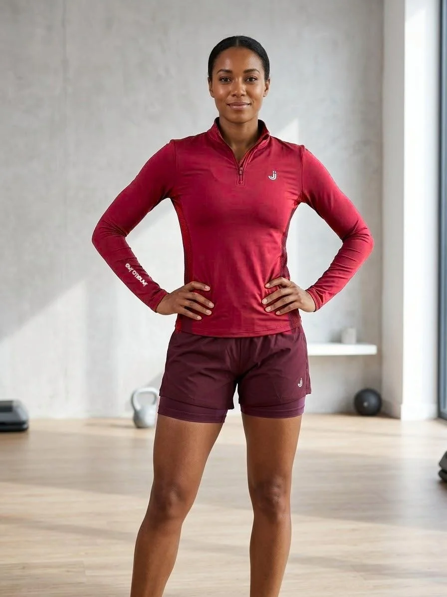 Aero Run Thermal Top - Crimson Red