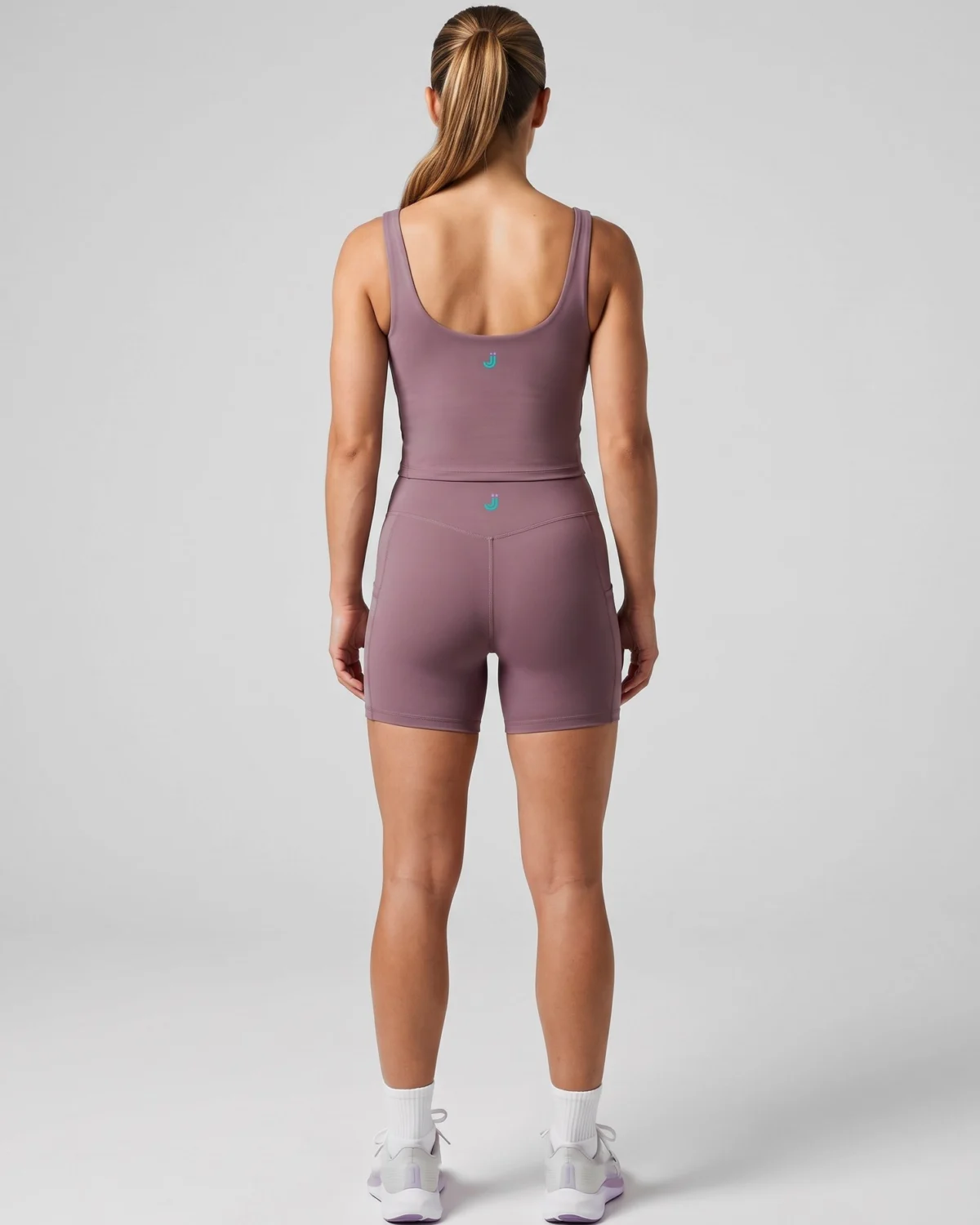 Aero Run Cycling Shorts - Pink/Purple - back