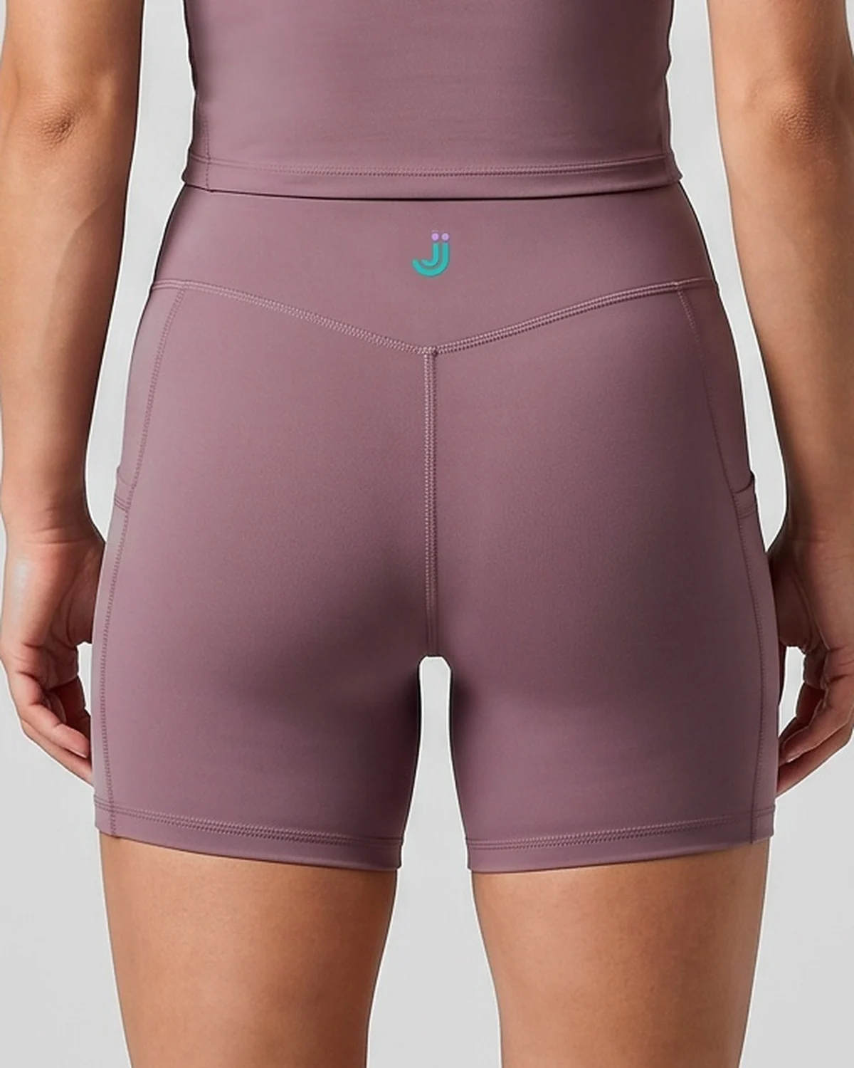 Aero Run Cycling Shorts - Pink/Purple - detail