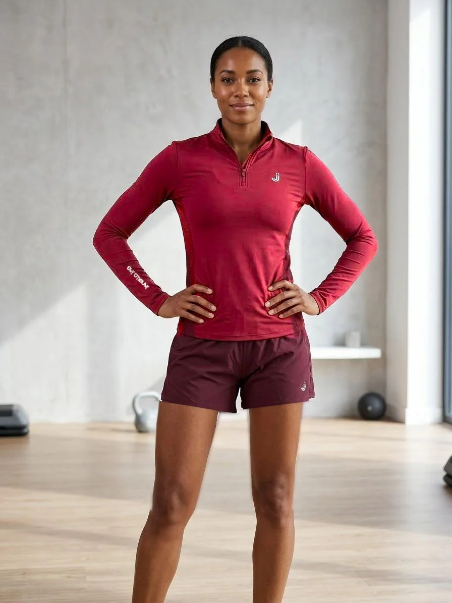 Aero Run Thermal Top - Crimson Red
