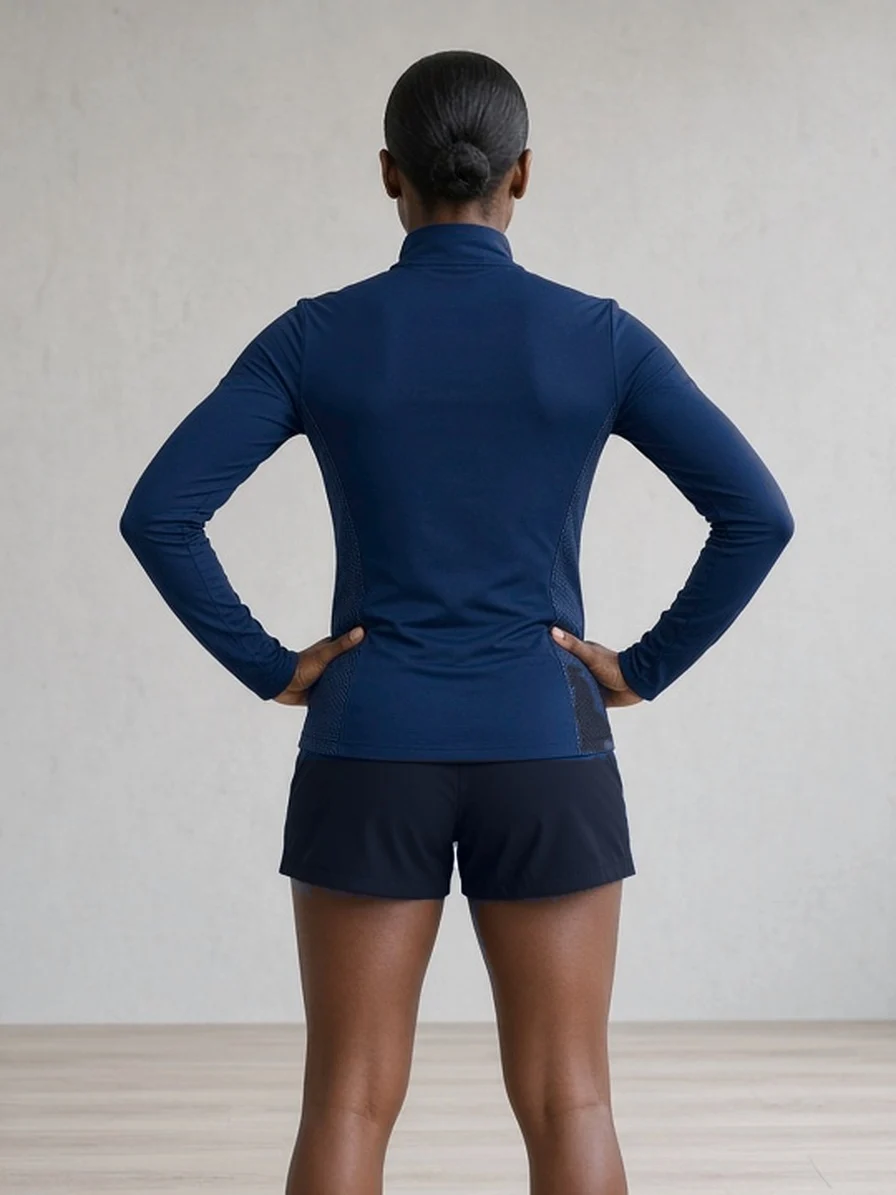 Aero Run Thermal Top - Navy - back