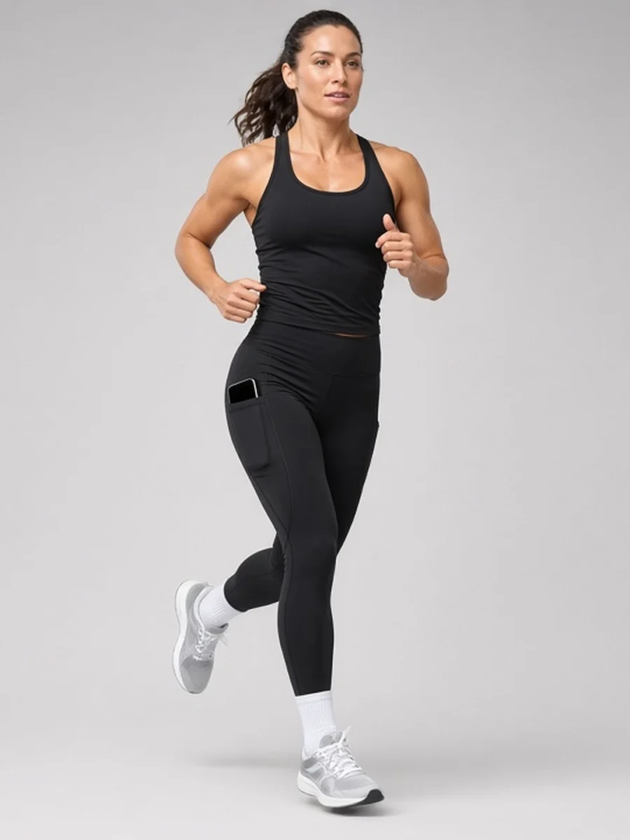 Aero Run Leggings - Black