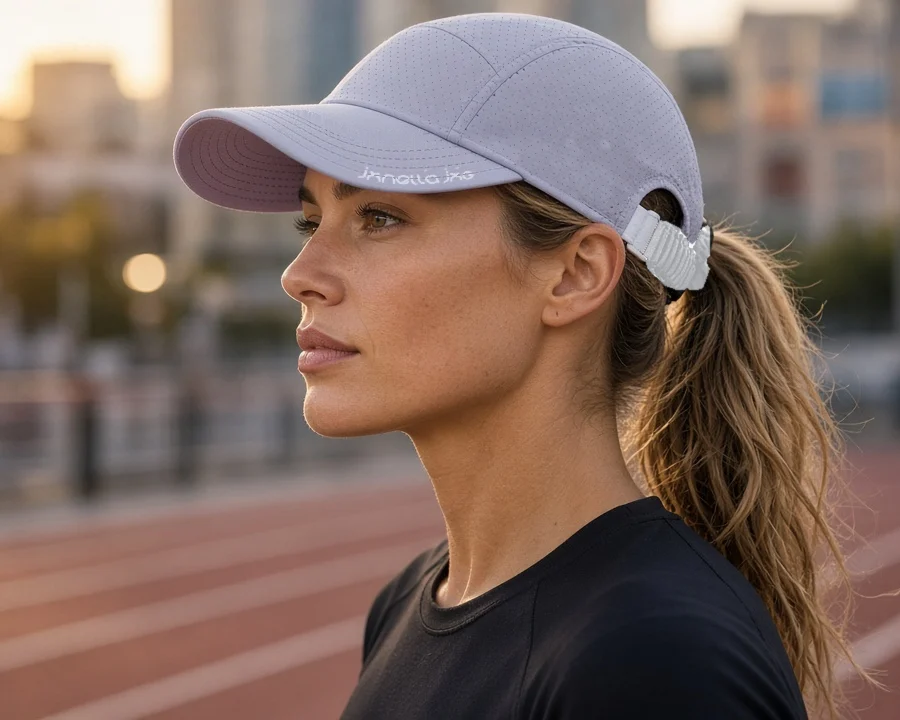 Lightweight running cap, model side