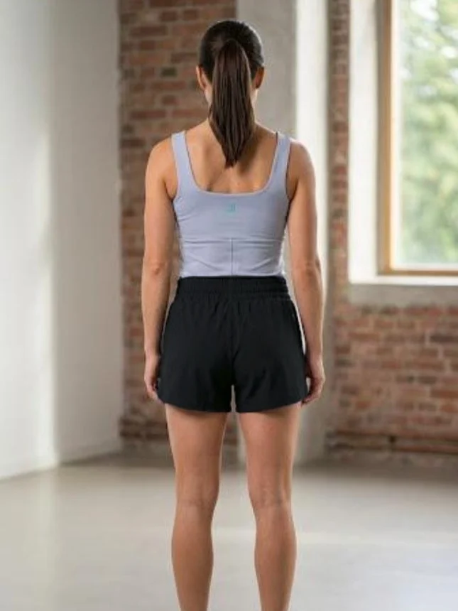 Aero Run Running Shorts - Black - back